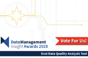 Data Management Insight awards best data quality analysis tool 2019