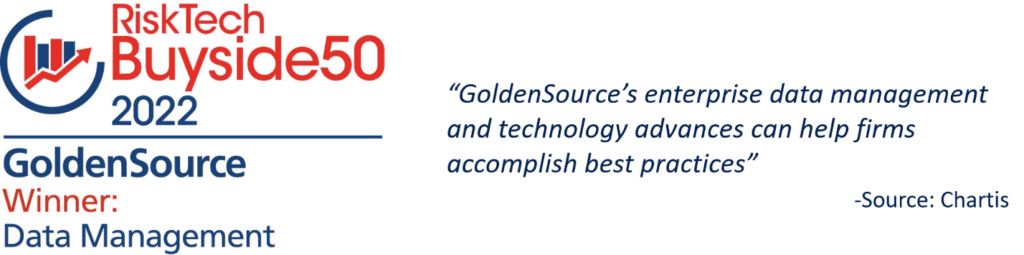 goldensource wins risktech buyside50 award